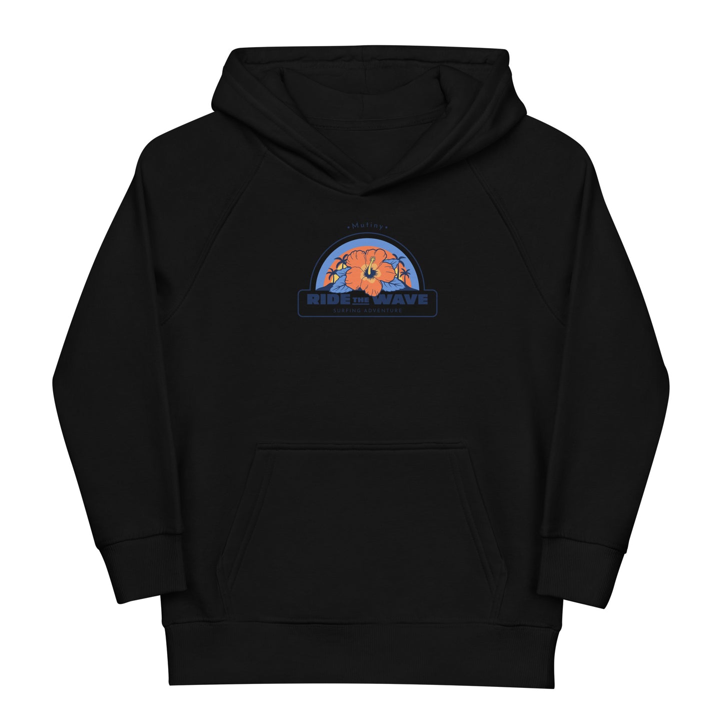 Kids Ride The Wave Eco Hoodie