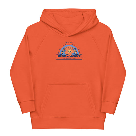 Kids Ride The Wave Eco Hoodie