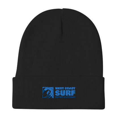 West Coast Surf Embroidered Beanie