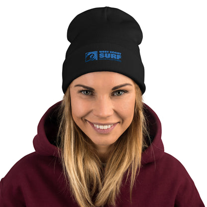 West Coast Surf Embroidered Beanie