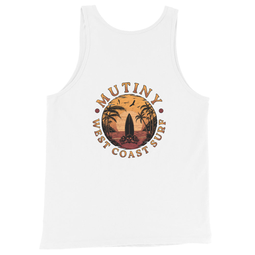 Mutiny West Coast Surf Skull Tank